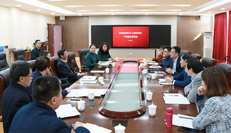 魯商集團醫藥科技產業來我校接洽產教融合